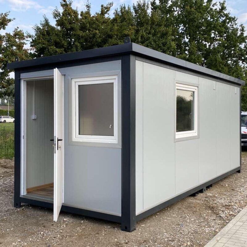 CONTENTOR DE ESCRITÓRIO USADO (DIM. 6,00 x 2,40 M) + CASA DE BANHO – DUCHE – COZINHA