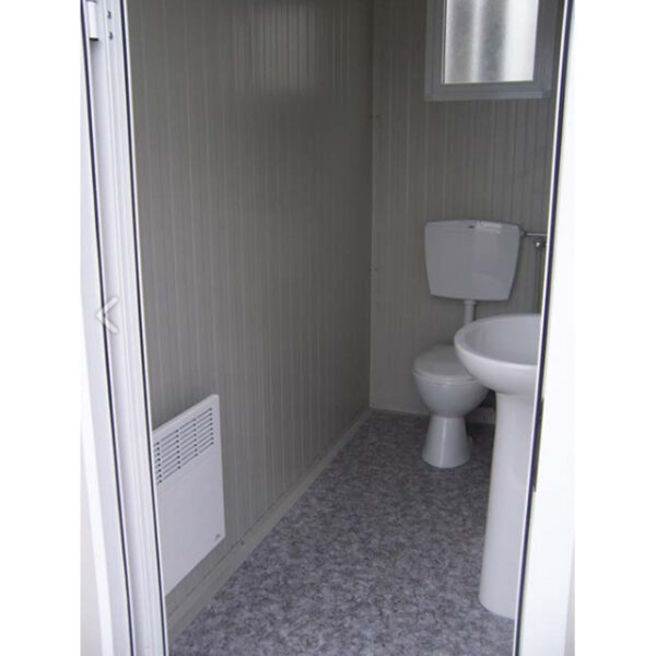 NOVO BLOCO SANITÁRIO ACESSÍVEL COM VASO SANITÁRIO ACESSÍVEL, LAVATÓRIO ACESSÍVEL, VASO SANITÁRIO STANDARD E LAVATÓRIO PARA AS MÃOS